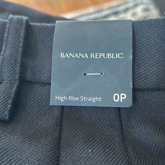 Banana republic nwt 0 petite straight leg wool pant - Picture 5 of 7